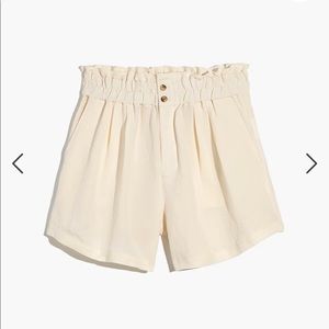 Madewell white shorts